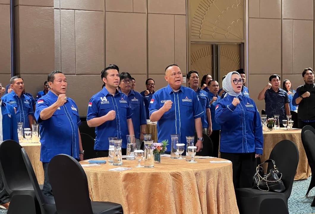 Halal Bihalal Demokrat Jatim, Emil Dardak Pastikan Musda Digelar Tahun Ini