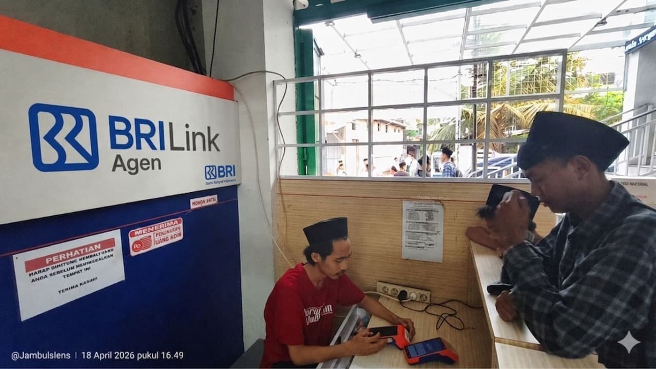 Agen BRILink Toko Assalam Lirboyo Kediri Layani Ribuan Transaksi, Jadi Jawara Nasional