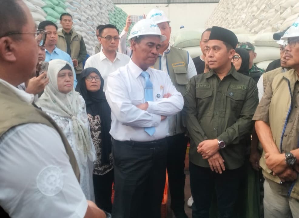 Dampingi Mentan Tinjau Gudang Bulog, Ketua GP Ansor Jatim Tegaskan Swasembada Pangan Nyata