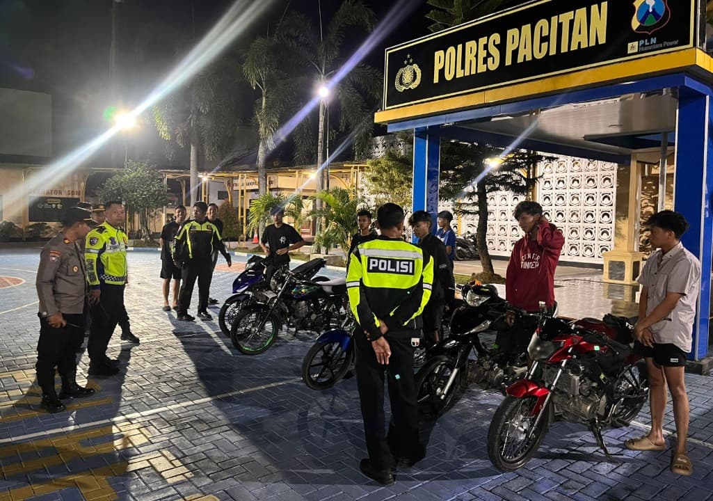 Polisi Tertibkan Aksi Balap Liar, Lima Motor Diamankan Petugas