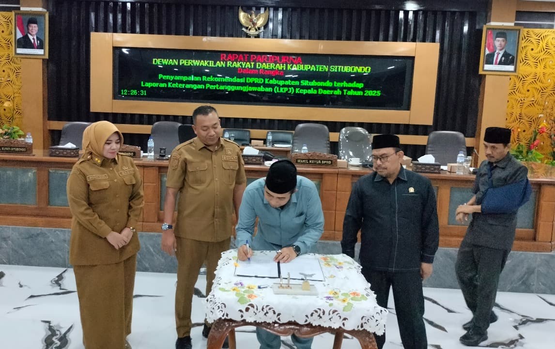 LKPJ 2025, DPRD Situbondo Sampaikan 21 Rekomendasi Kepada Bupati