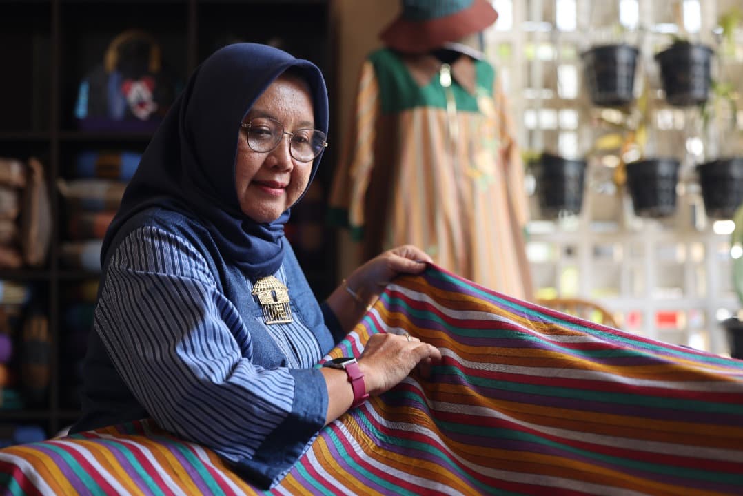 Pemberdayaan BRI Dorong UMKM “Diopeni” Angkat Tenun Lurik ke Pasar Lebih Luas