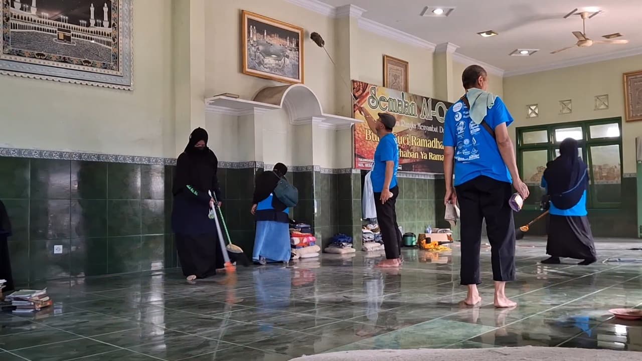 Jambore Bersih Masjid di Tulungagung, 500 Relawan “Gerebek” Lima Masjid
