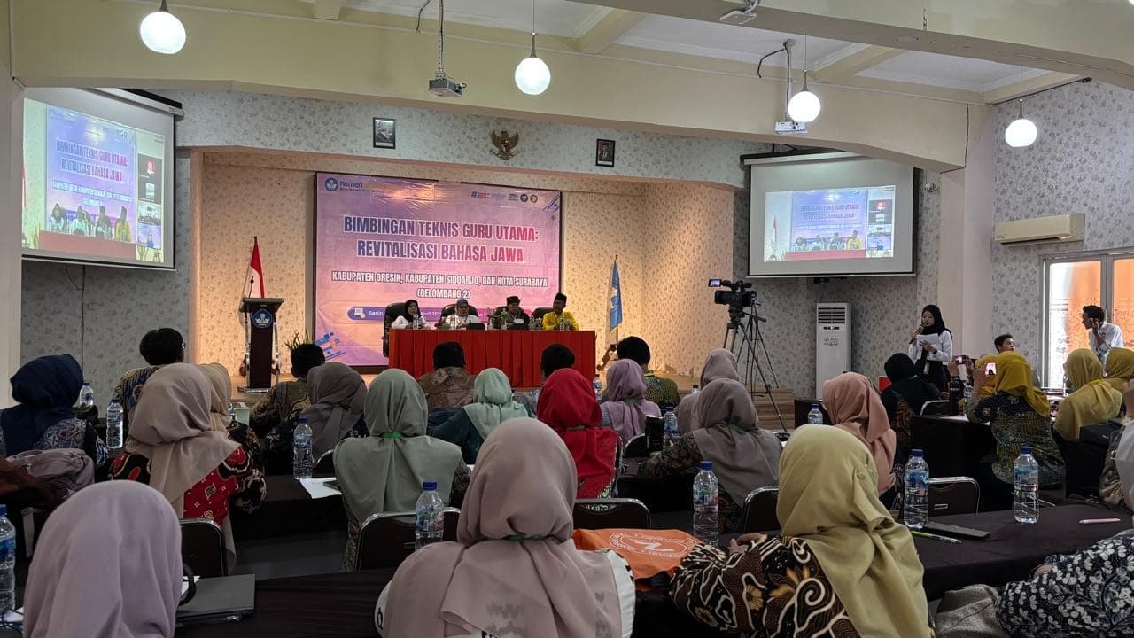 Perkuat Pelestarian Bahasa Jawa, BBP Jatim Libatkan 80 Guru  dalam Bimtek Guru Utama Gelombang II