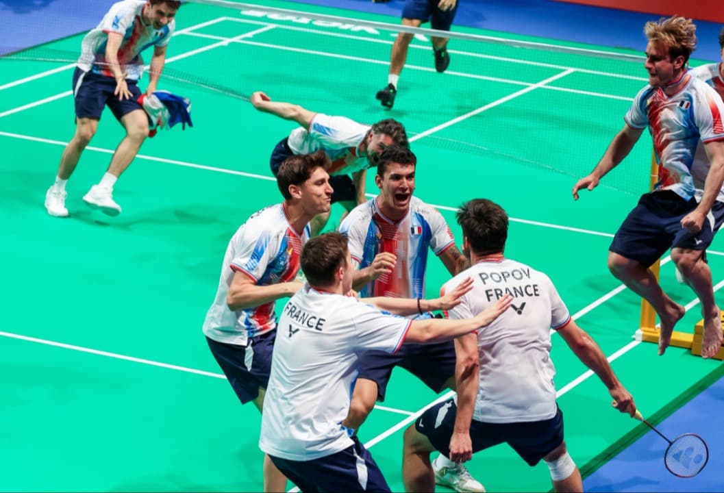 Hasil Thomas Cup 2026: Prancis Cetak Sejarah, China dan India Melaju Mulus ke Semifinal