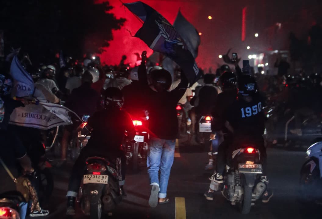 Penggawa Persik Disambut Bak Pahlawan Usai Kalahkan Arema FC
