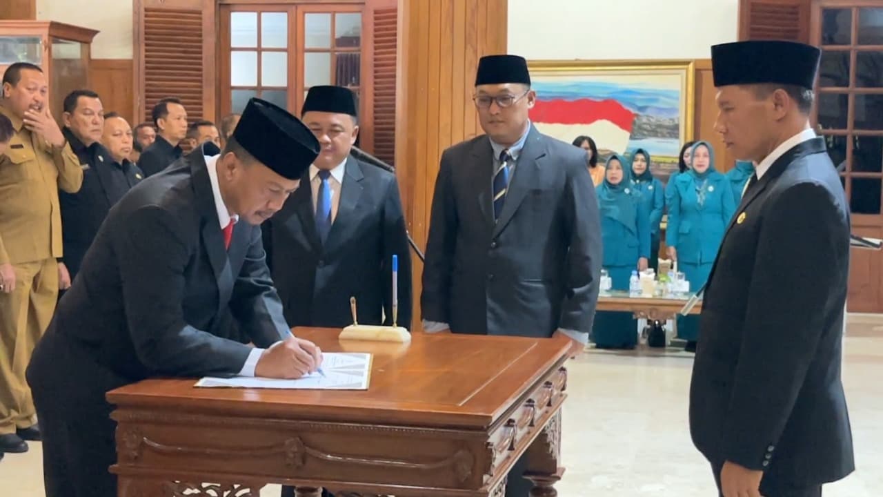 Kursi Sekda Kosong Terisi, Tri Hariadi Resmi Jadi Pj Sekda Tulungagung