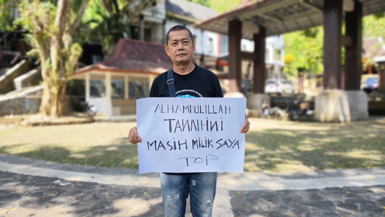 Pemkab Pacitan Keliru Identifikasi Lahan Pelataran Goa Gong, Sutikno Bakal Cabut Laporan Polisi