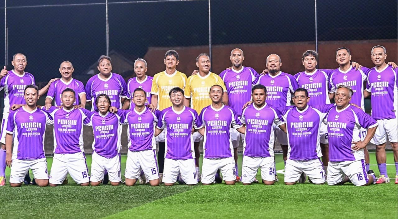 Pemain Persik Kediri Legend Reuni Dengan Pelatih Dan Jurnalis di Inzia Mini Soccer