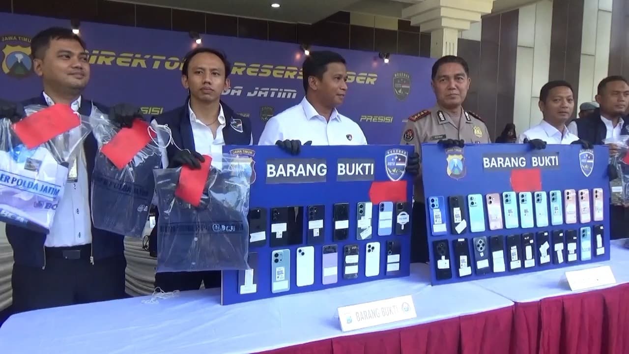 Polda Jatim Bongkar Penipuan Mobil Online Modus Segitiga, 11 Tersangka Ditangkap