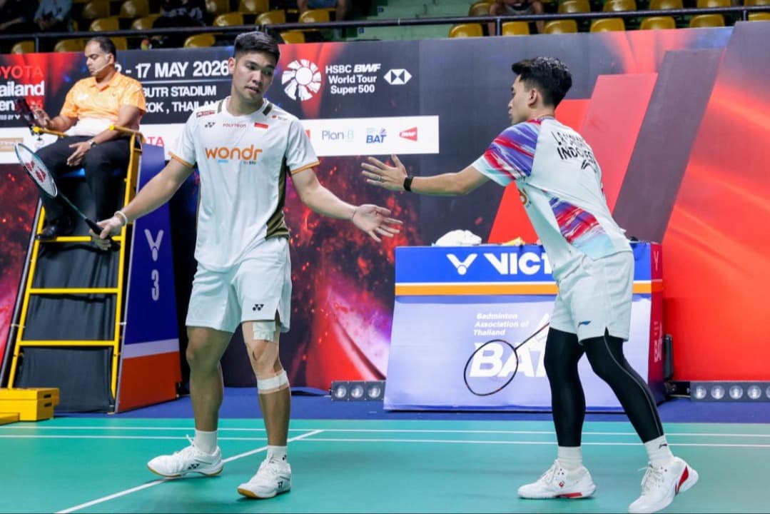 Hasil Thailand Open 2026: Leo/Daniel Tembus Semifinal, Hira/Jani Dihentikan Unggulan Pertama