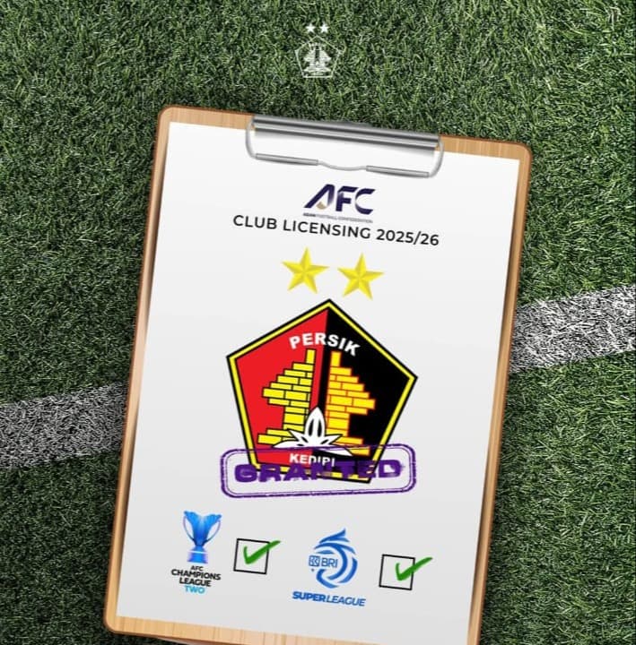 Persik Kediri Kantongi Lisensi Klub Profesional dengan Status Granted