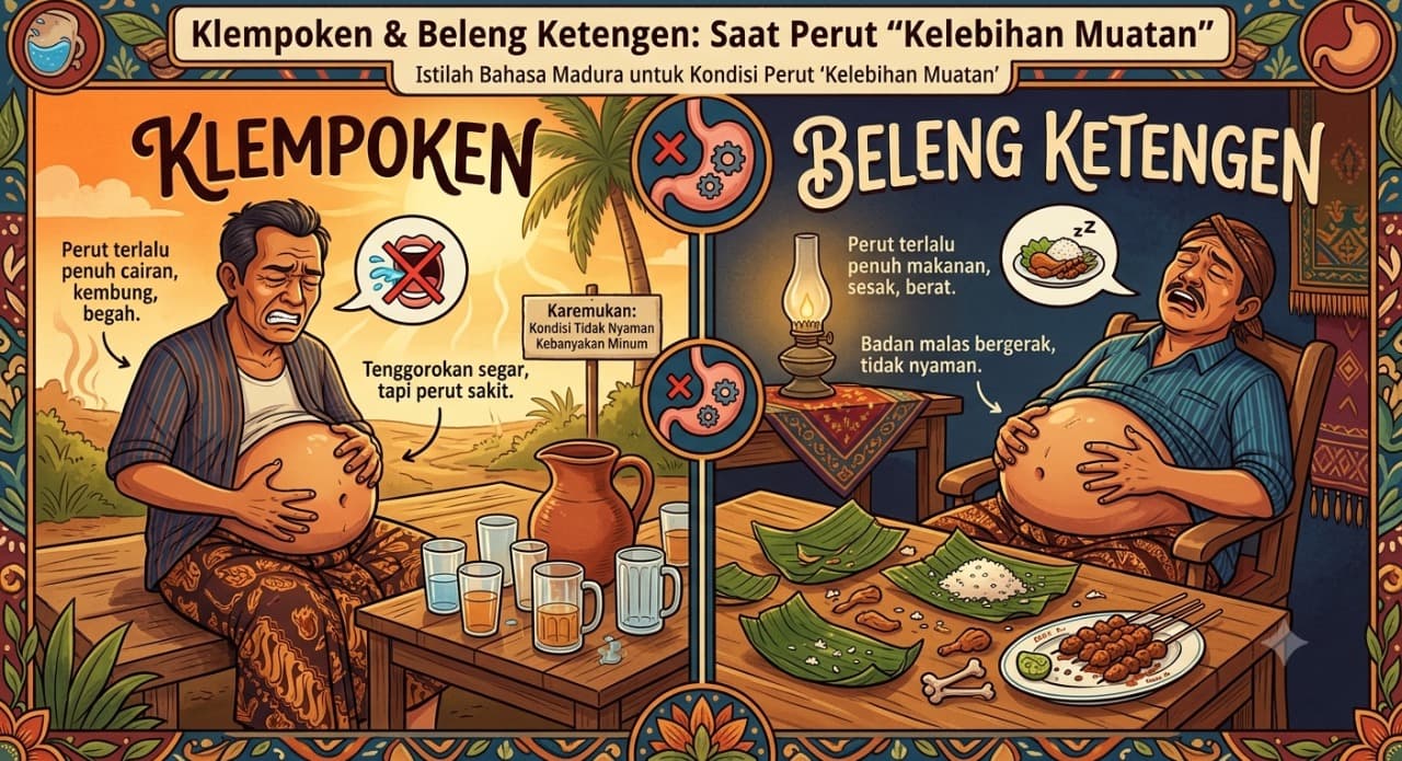 Klempoken dan Beleng Ketengen: Saat Perut “Kelebihan Muatan”