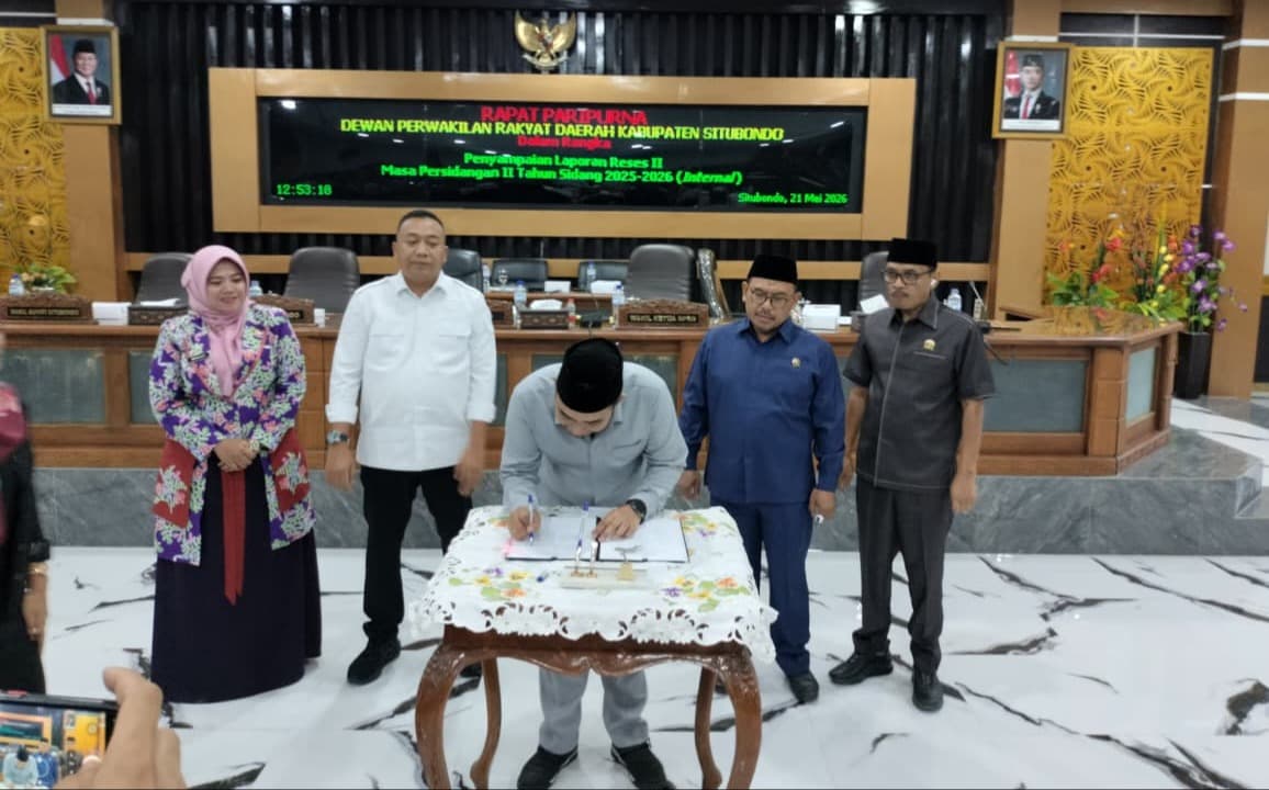 DPRD Situbondo Sahkan Raperda KTR dan Penataan Desa