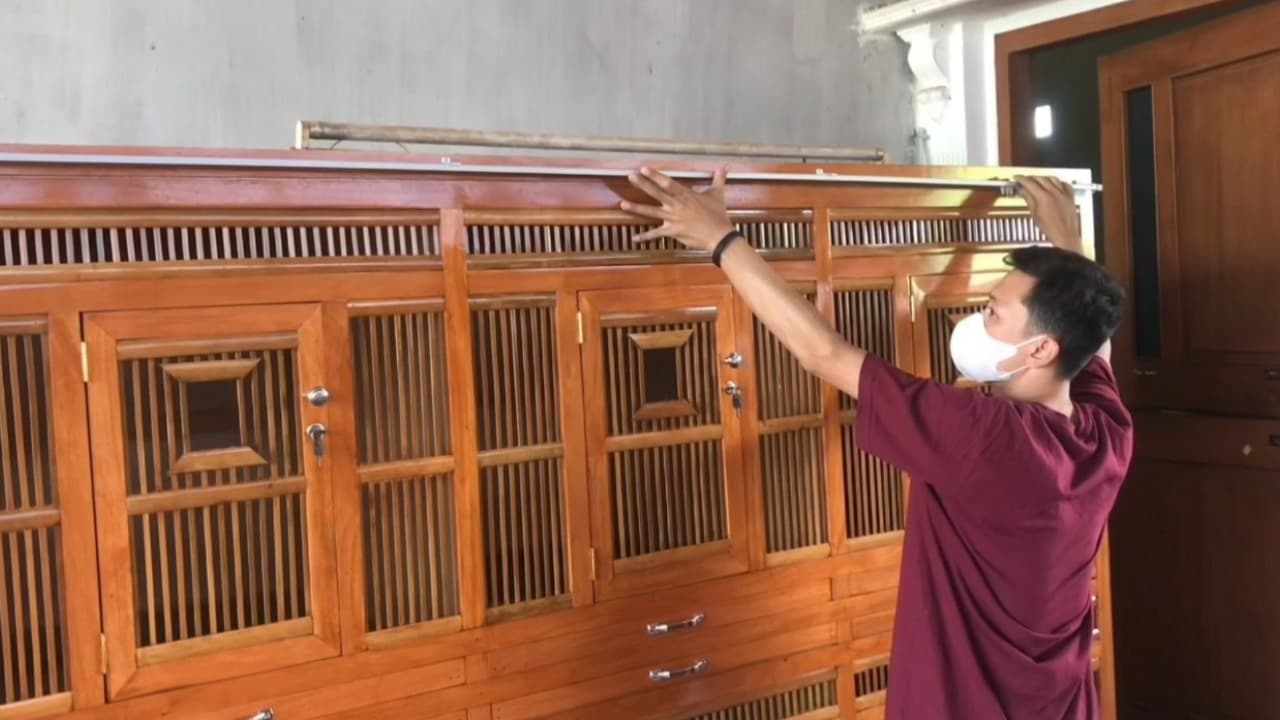 Berawal dari Hobi, Pengrajin Kandang Ayam Premium di Trenggalek Kebanjiran Pesanan