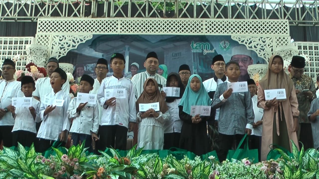 Bahagia Bersama 1.000 Anak Yatim, TAM Syariah Gelar Santunan dalam Rangka Haul HIMS ke-4 dan Milad ke-51