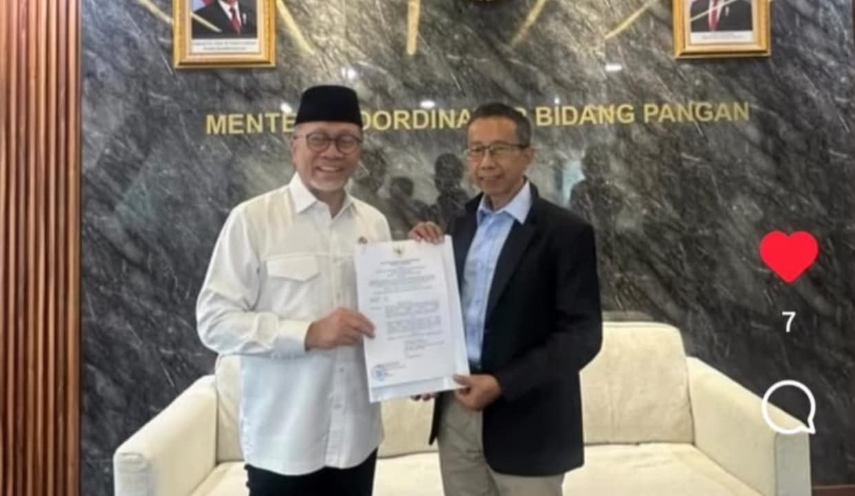 Pensiun dari Sekda Banyuwangi, Guntur Priambodo di Angkat Zulkifli Hasan Angkat sebagai Tenaga Ahli Kemenko Pangan