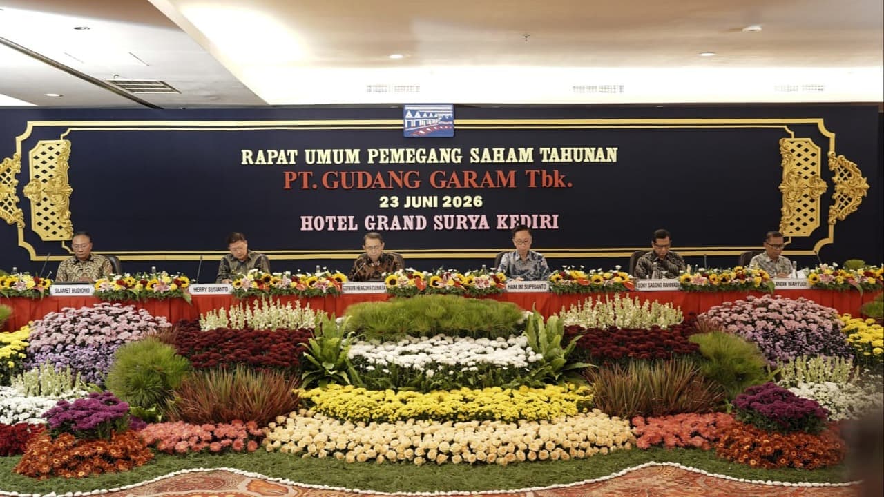 RUPST Gudang Garam 2026 Bagikan Dividen Rp1,53 Triliun dan Angkat Komisaris Baru