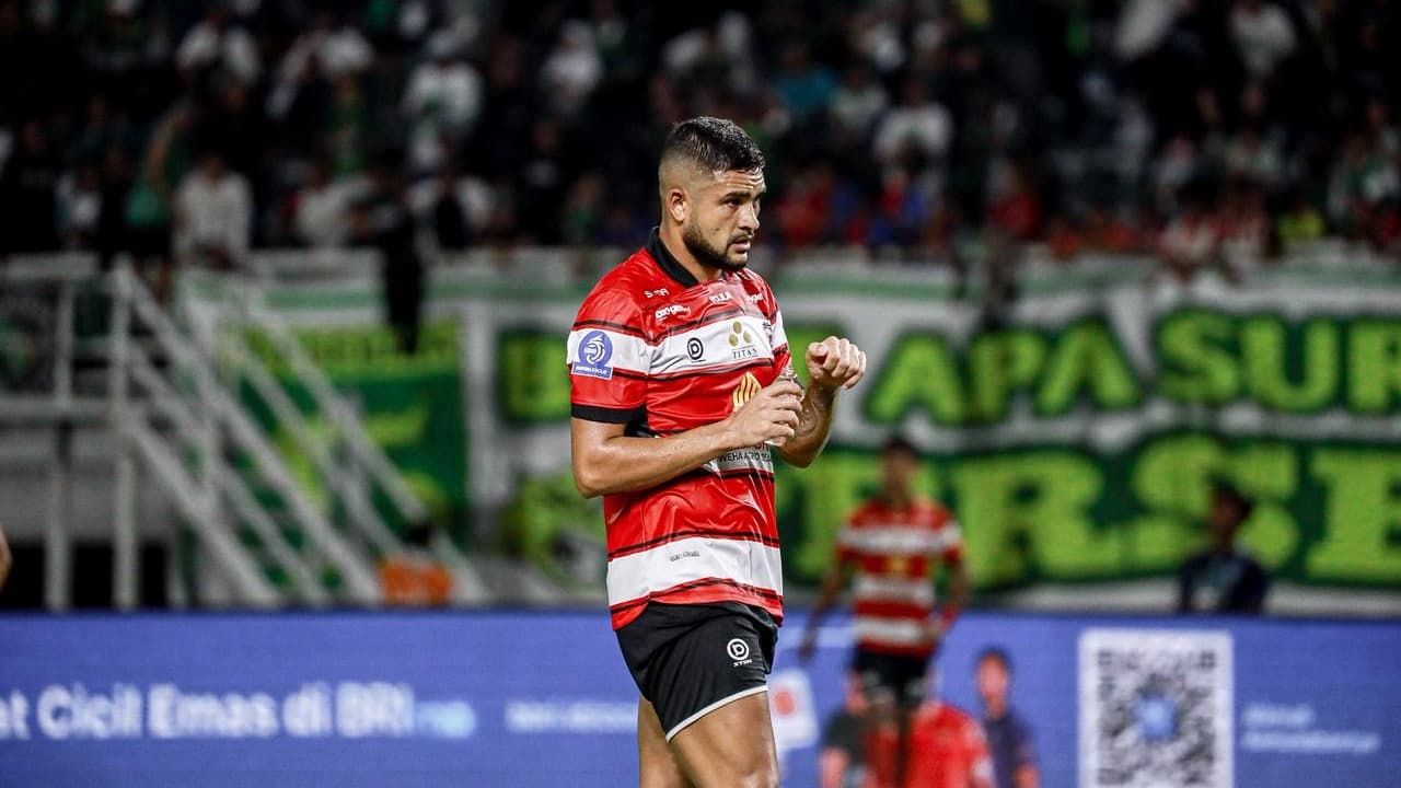 Sumbang 8 Gol, Junior Brandao Berpisah dengan Madura United