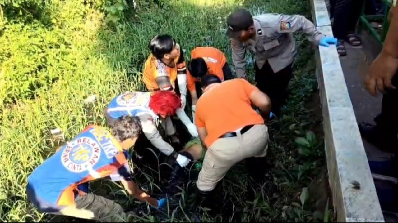 Supeltas Pagerluyung Mojokerto Ditemukan Tewas di Sungai