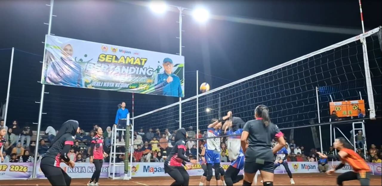 Wali Kota Cup 2026 Resmi Bergulir, 46 Kelurahan Berebut Gelar Sekaligus Cetak Bibit Voli Kota Kediri
