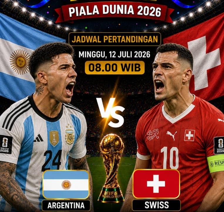 Argentina Bungkam Swiss 3-1 Lewat Extra Time, La Albiceleste Lolos ke Semifinal Piala Dunia 2026
