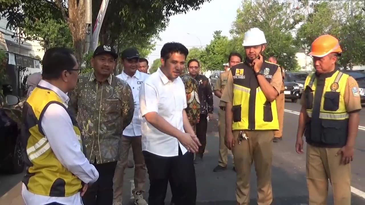 Wagub Jatim Tinjau Pemeliharaan Ruas Jalan Provinsi di Ngawi, Lima Eks Jalan Nasional Di-Overlay