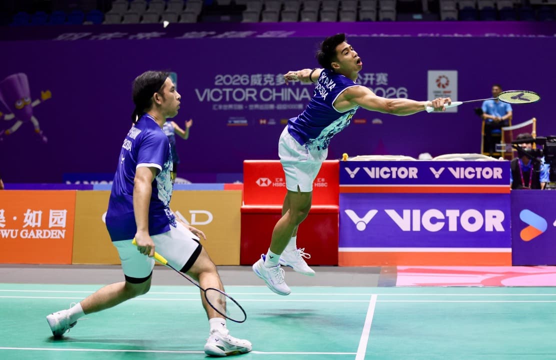 Jadwal China Open 2026: Tekad Sabar/Reza Revans Kontra Ganda Inggris, Raymond/Joaquin Hadapi Andalan Tuan Rumah