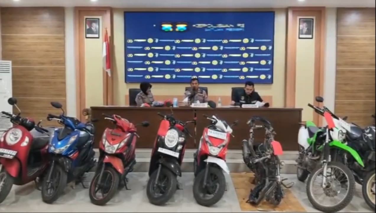Polres Kediri Ungkap Rangkaian Kasus Kejahatan Selama Juli 2026, dari Curanmor Hingga Pembakaran Rumah