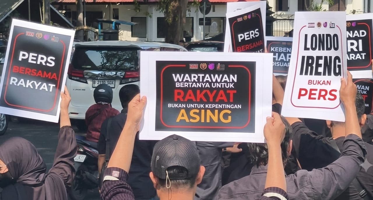 Prabowo Sebut Wartawan "Londo Ireng", Pers Malang Raya Turun ke Jalan
