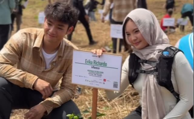 Jerhemy Owen dan Erika Richardo Inisiasi Penanaman 250.000 Pohon di Sumatera