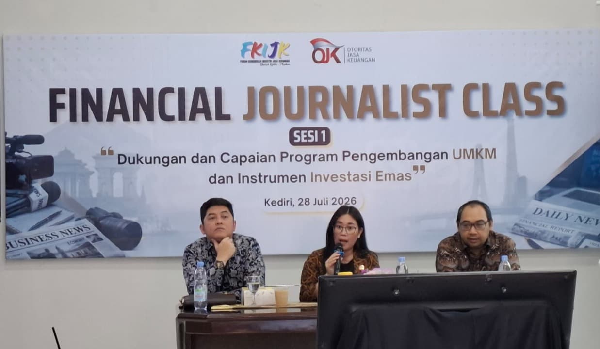 OJK Kediri dan FKIJK Perkuat Literasi Keuangan Melalui Financial Journalist Class
