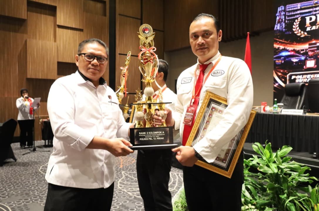Sejarah! Satresnarkoba Polres Tanjung Perak Raih Juara II Polda Jatim