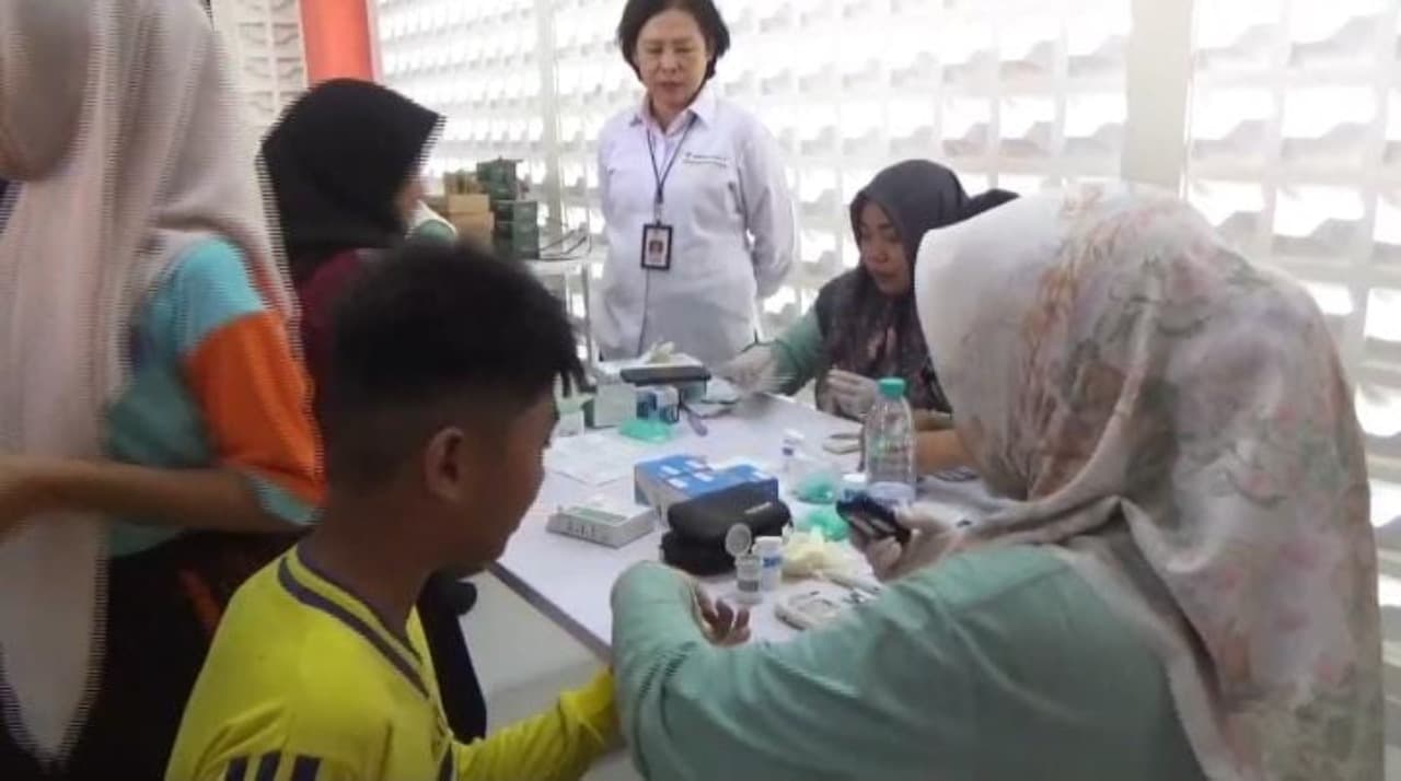 Ratusan Calon Siswa Sekolah Rakyat Terintegritas Ngawi Jalani Pemeriksaan Kesehatan Sebelum Masuk Sekolah