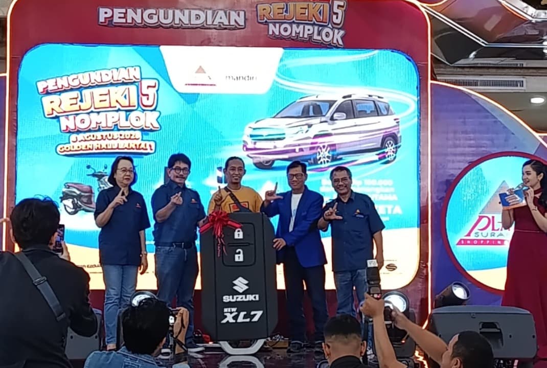 Transaksi Program Rejeki Nomplok 5 Plaza Surabaya Tembus Rp 8 Miliar, Naik 57,2 Persen dari Tahun Lalu