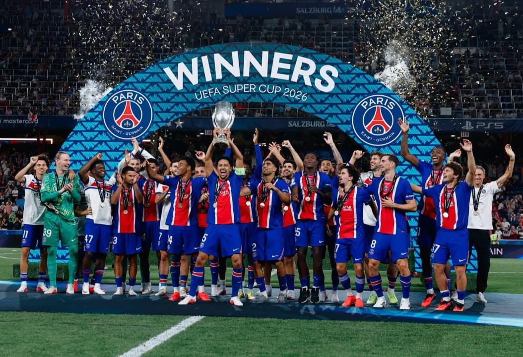 Hasil UEFA Super Cup 2026: Tumbangkan Aston Villa, PSG Sukses Back to Back Juara