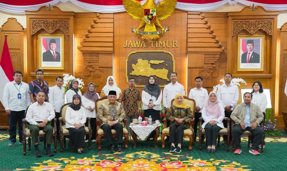 AMN Surabaya Audiensi dengan Gubernur Jawa Timur di Gedung Negara Grahadi