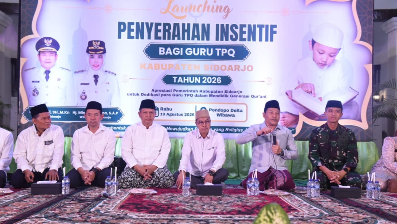 Pemkab Sidoarjo Cairkan Insentif 5.500 Guru Ngaji Rp 4,2 Juta, Bupati Tegaskan Tak Boleh Ada Potongan