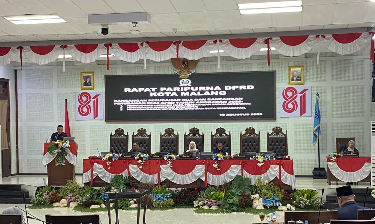 DPRD Sahkan KUA-PPAS 2026, Target PAD Di Bawah Capaian Tahun Lalu