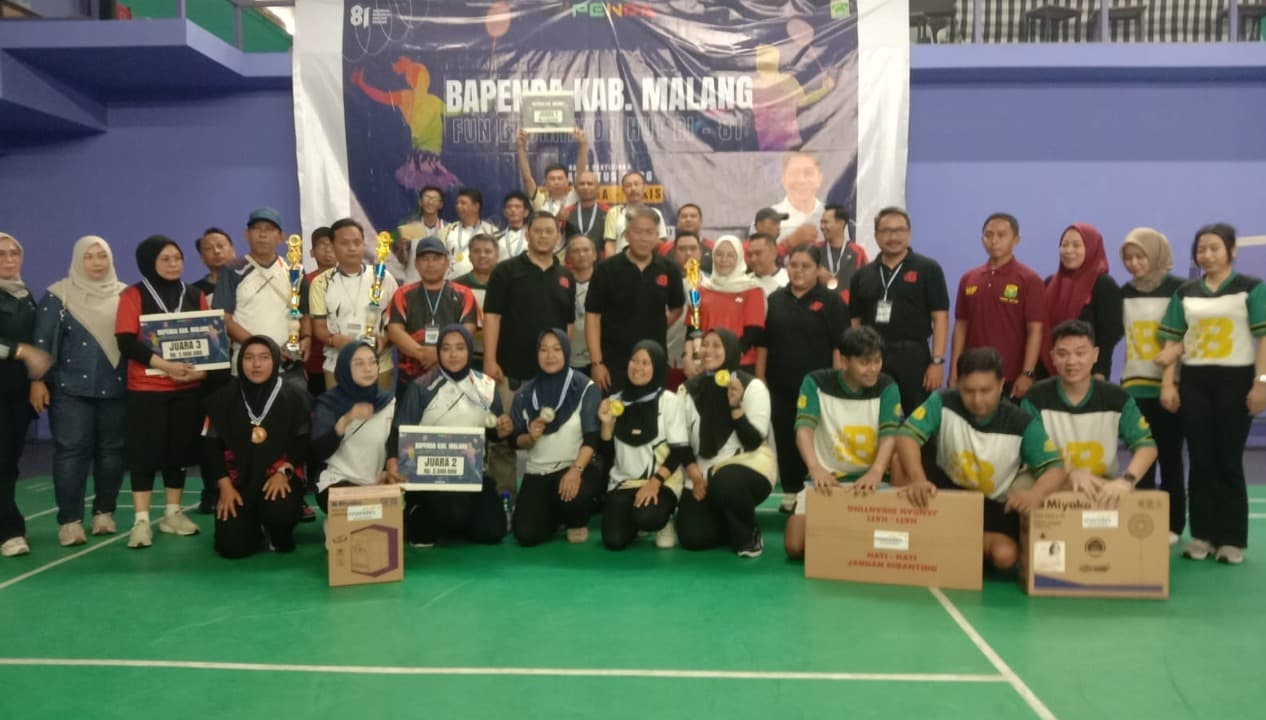 Bapenda Cup Ajang Silaturrahmi Antar Pegawai
