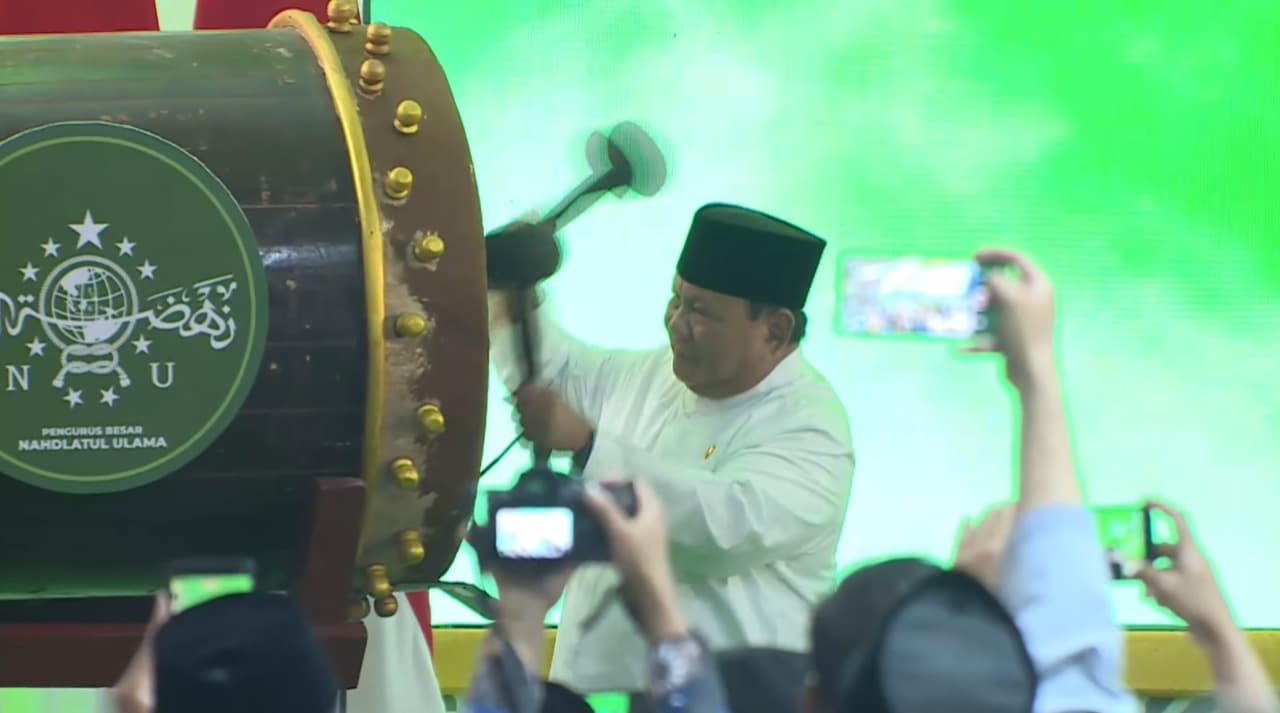 Presiden Prabowo Resmi Buka Muktamar ke-35 NU di Jombang