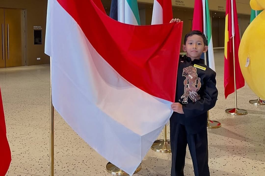 Mewakili Indonesia di China, Athar Ajak Generasi Muda Dunia Peduli Lingkungan Lewat Pidato Menginspirasi