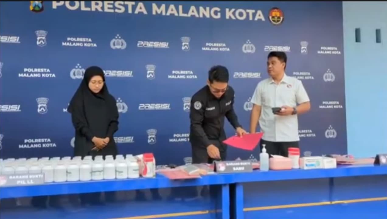 2 Hari, Polisi Bongkar 45 Kasus Narkoba di Kota Malang, 54 Tersangka Diciduk