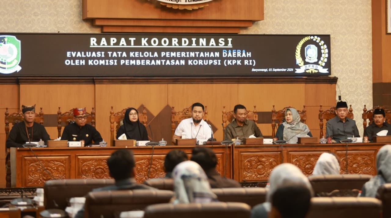 Gelar Rakor, KPK Sebut Banyuwangi Paling Cepat Tindak Lanjuti Rekomendasi