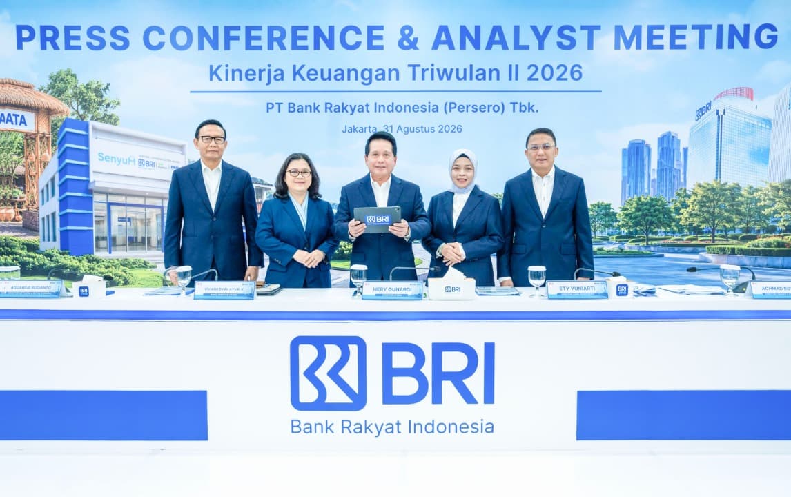 Manajemen Baru BRI Tunjukkan Hasil, Laba Triwulan II 2026 Tumbuh Solid