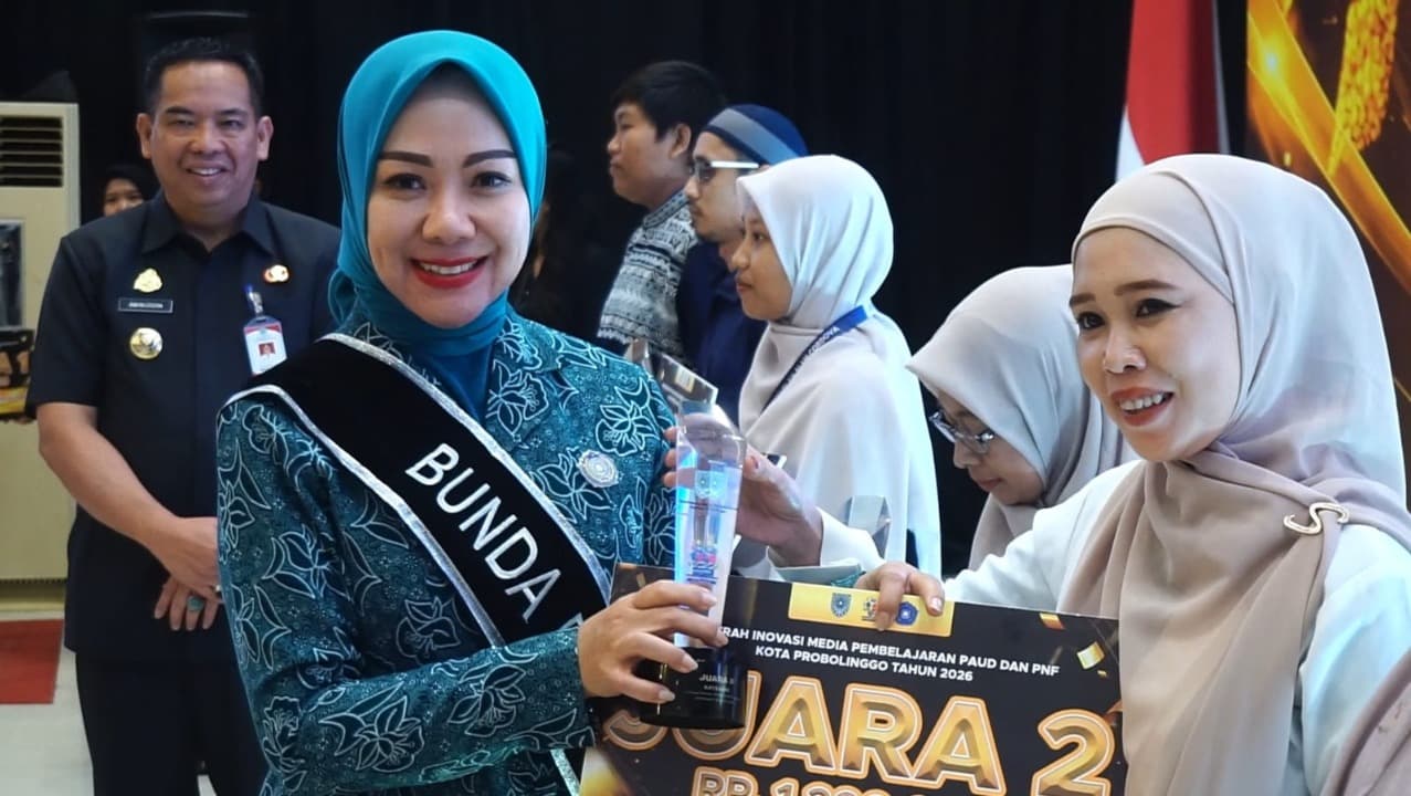 Anugerah Inovasi Media Pembelajaran PAUD dan PNF 2026, Wali Kota dan Bunda PAUD Apresiasi Guru Kreatif di Probolinggo