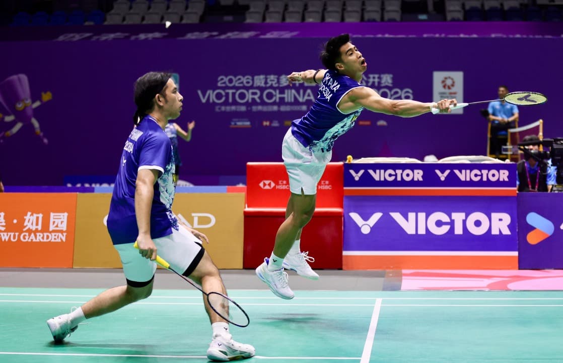Jadwal China Masters 2026: Hadapi Ganda Malaysia, Sabar/Reza Jadi Wakil Tersisa di Perempat Final