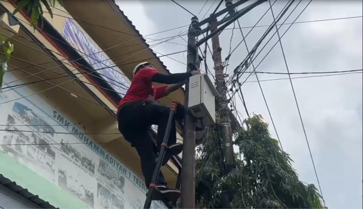 Wujudkan Kota Lebih Rapi dan Atraktif, Trenggalek Data Kabel Optik