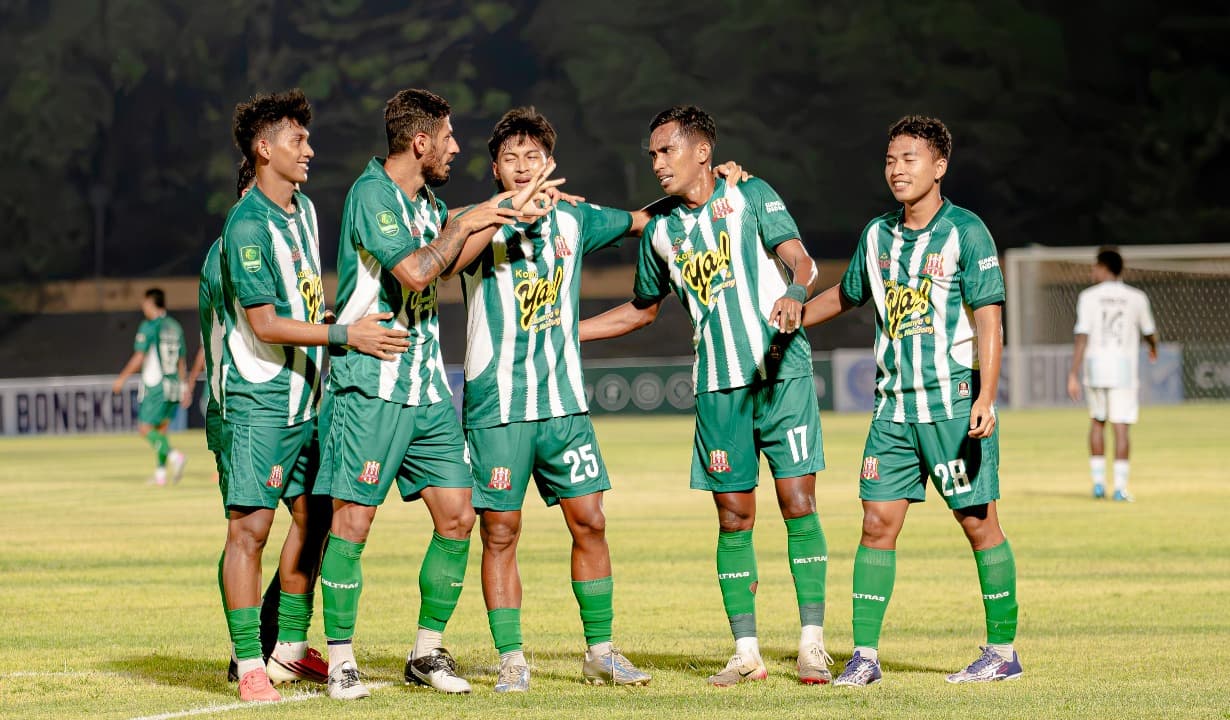 Deltras FC Pesta 5 Gol ke Gawang PSBS Biak