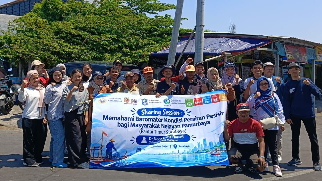 UNAIR dan USM Teliti Ikan Gulama untuk Pantau Kondisi Perairan Pamurbaya